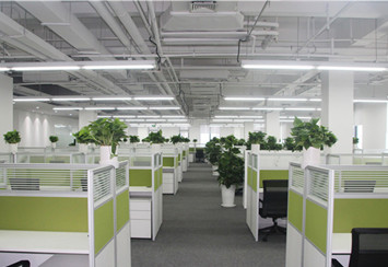 合肥360金融公司-办公室装修实景图