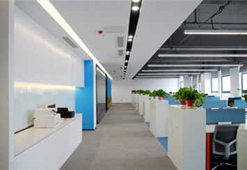 亿泽生物科技公司-办公楼装修实景图